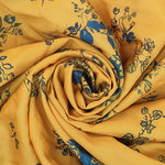 A-Line Elasticated Waist Belted Buttoned Contrast Color Flower Print Pleated Split-Joint Lapel Maxi Dresses Shirt Dress