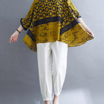 Original Printing Batwing Sleeve T-Shirts Tops