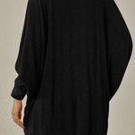 Fashion Bat Sleeve Cardigan Loose Knitted Jacket