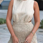 Casual Sleeveless Backless Dress