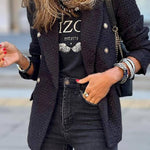 Oversized Contrast Stitch Jacket