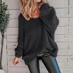 NIVA��� - Casual Long Sleeve Round Neck Sweater