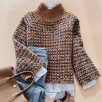 Claire | Heritage Nordic Pattern Knit Sweater
