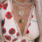 Sleeveless V Neck Lace Trim Tomato Print Maxi Dress