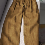 Camille | Loose-fitting trousers in a cotton and linen blend