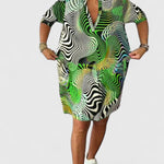 Helinae™ | Sophisticated V-neck Dress