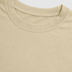 Men's solid color cotton basic round neck short-sleeved T-shirt