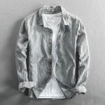Sergio Linen Striped Shirt