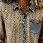 Juliane | Patchwork Denim Shirt