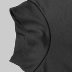 Long Sleeves Loose Buttoned Hollow Printed Split-Joint High Neck Sweatshirt Tops