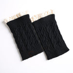 Original Creation Keep Warm Hollow Jacquard Leg Warmers Accessories