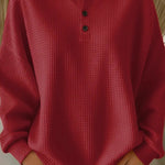 Livia | Waffle Knit Henley