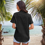 Short Sleeve Blouses Lightweight Loose Top - Zeagoo (Us Only)