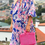 Bud sleeve loose dress
