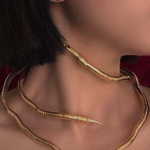 Statement Snake Shape Necklace