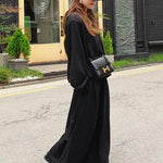 Loose Urban Gray Wide Leg Elastic Waist Pants