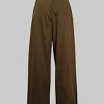 Loose Wide Leg Solid Color Split-Joint Pants Trousers