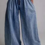 Fashion High Waist Vintage Zipper Cuffed Loose Jeans