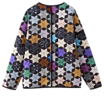 Loose Five-pointed Star Print Cotton Jacket