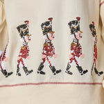 Christmas Soldier Sequined Long Sleeve Casual Sweatshirt