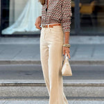 Lapel casual slim shirt