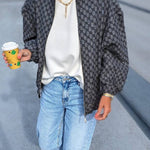 Oversized Bomber Jacket