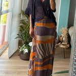 Malibu Knit V-neck Hollow Out Twist Loose Tank