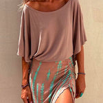 Margovil Half Flare Sleeves Loose Fit Cozy Top