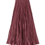 A-line mid-length winter skirt with sweater