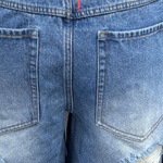 Men's Vintage Distressed Denim Shorts
