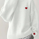 Women's Valentine's Day Heart Casual Sweater