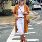 Solid Color Sweater Cardigan Sweaters