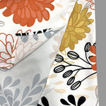 High-Low Long Sleeves Floral Printed Split-Joint Split-Side Lapel Blouses&Shirts Tops