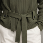 Men's Classic Casual Stand-up Collar Zip-up Knit Cardigan