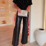 Autumn and winter round neck velvet sequined nightclub short-sleeved T-shirt top