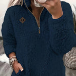 Ayla ��� Ultra-Soft High-Neck Fleece Pullover