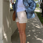 Margovil Vintage Button Down Pocketed Denim Jacket