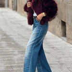 Ideal Fuchsia Hue Fleece Jacket