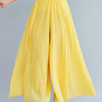 8 Colors Linen Super Loose Wide-Leg Casual Pants
