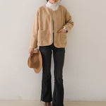 10 Colors Simple Solid Color Long Sleeves High-Neck T-Shirt Top