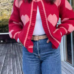 Heart Shaped Cozy Casual Sweater