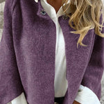 Fashionable Loose Short Cashmere Jacket