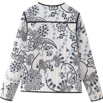 Printed Casual Quilted Cotton Jacket
