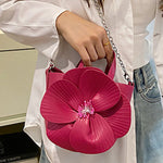 Flower Shape Pleated Split-Joint Bags Crossbody Bags Handbags Tote Bags