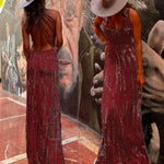 Margovil Criss Cross Open Back Tie Dye Maxi Dress(6 Colors Available)