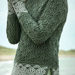Woman Celtic Jacquard Aran Sweater