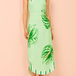 Strapless Printed Bodycon Midi Skirt