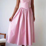 Margovil Sleeveless Open Back Swing Midi Dress