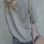 Margovil Color Block Love Heart Knit Sweaters