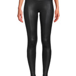 Margovil High Waist Faux Leather Full-length Leggings